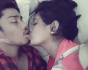 Desi Couple Kissing