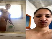 Desi girl Record her Bathing Video For Lover