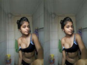 Horny Lankan Girl Shows Boobs